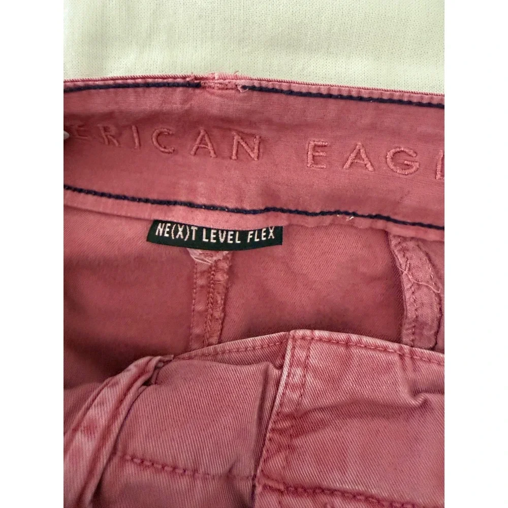American Eagle Nantucket Red Shorts Next Level Flex 36 Preppy